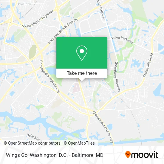 Wings Go map