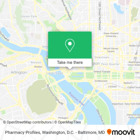 Pharmacy Profiles map