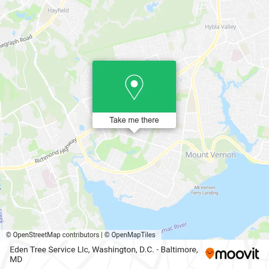 Eden Tree Service Llc map