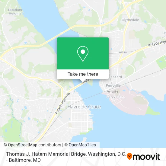 Thomas J. Hatem Memorial Bridge map