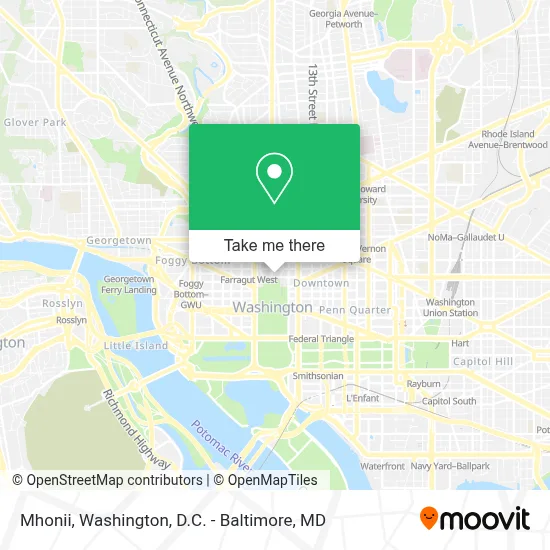Mhonii map