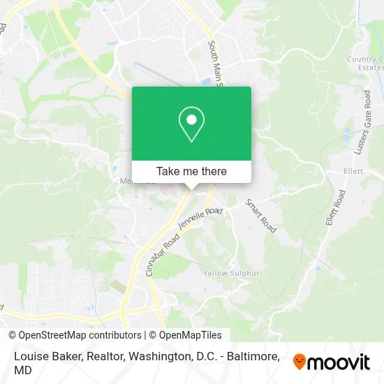Louise Baker, Realtor map