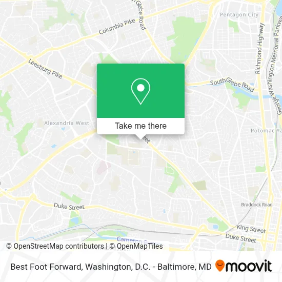 Best Foot Forward map