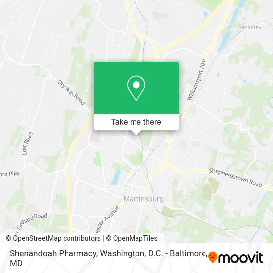 Shenandoah Pharmacy map