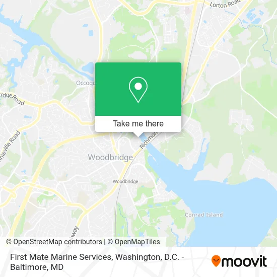 First Mate Marine Services map