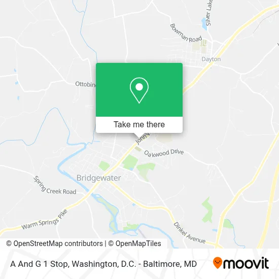 A And G 1 Stop map