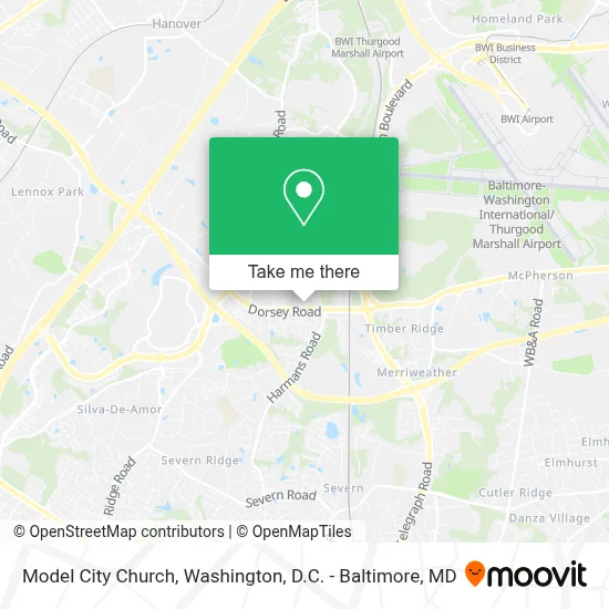 Model City Church map