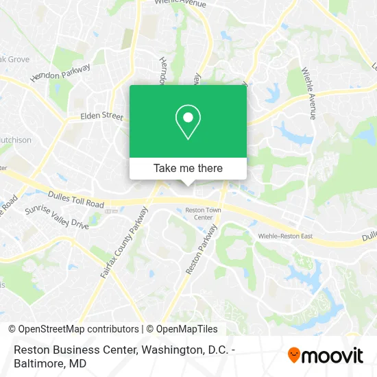Reston Business Center map