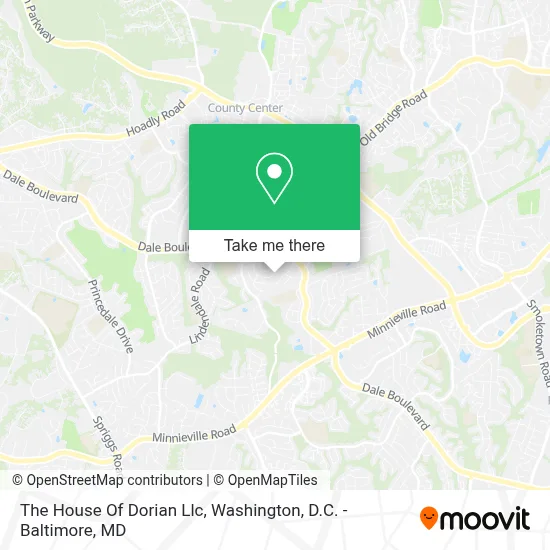 The House Of Dorian Llc map