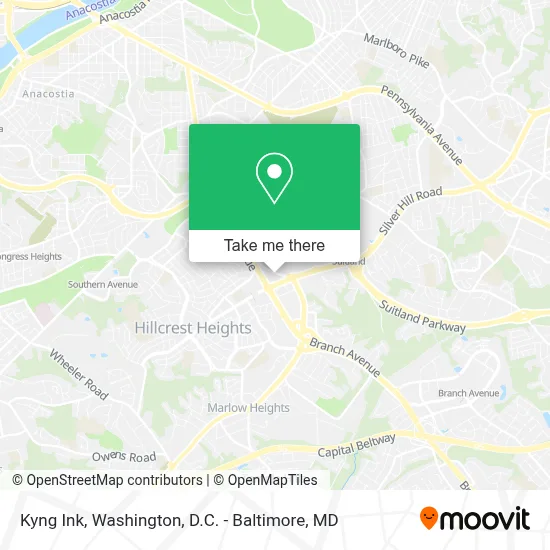 Kyng Ink map