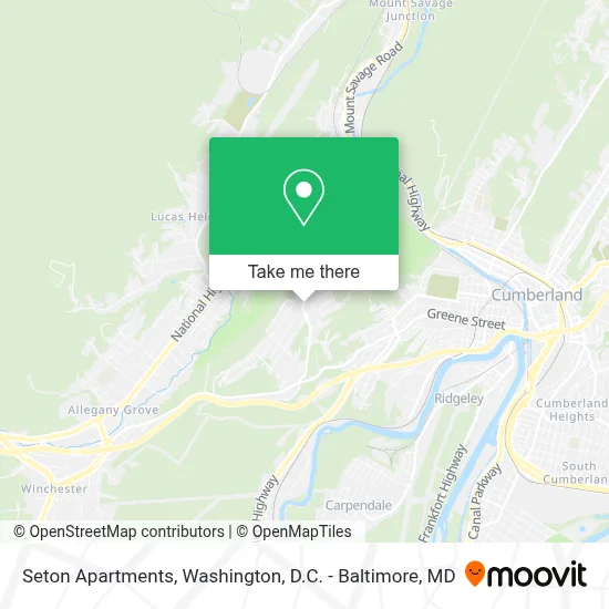 Seton Apartments map