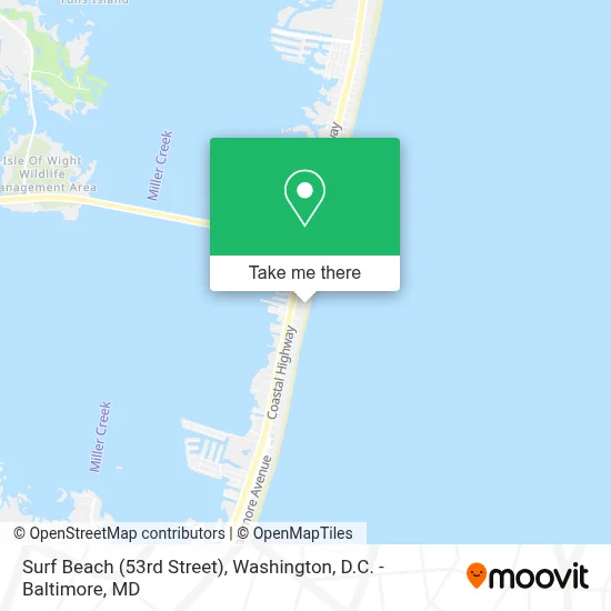 Surf Beach (53rd Street) map