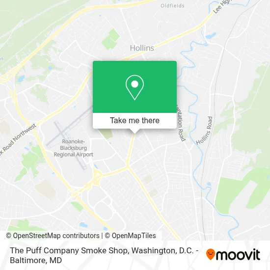 The Puff Company Smoke Shop map