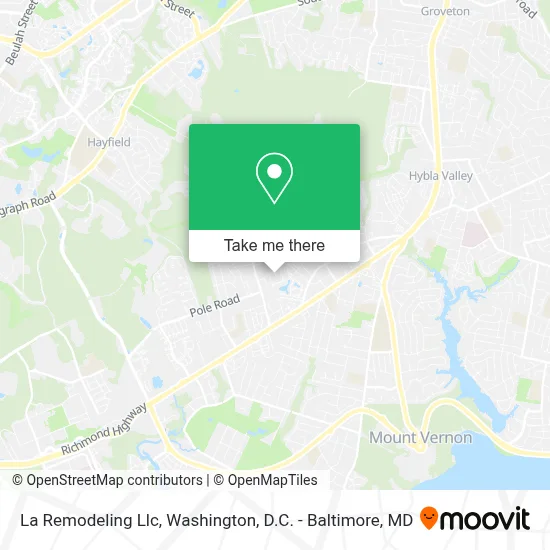 La Remodeling Llc map