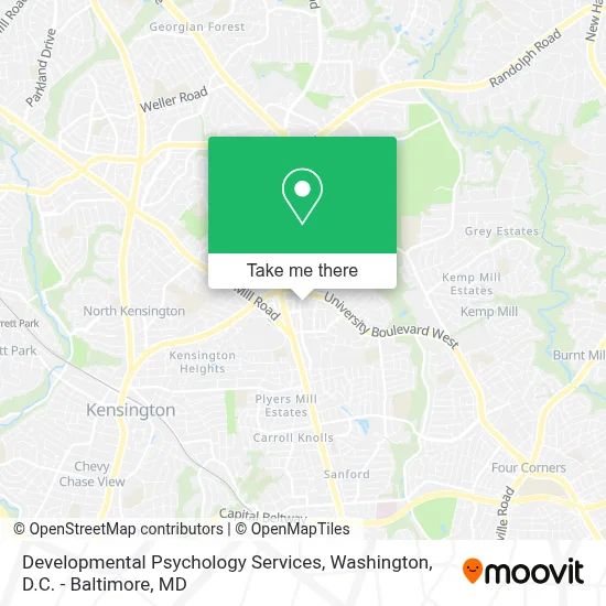 Developmental Psychology Services map