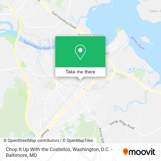 Chop It Up With the Costellos map