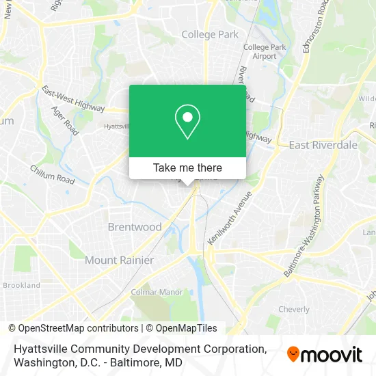 Hyattsville Community Development Corporation map