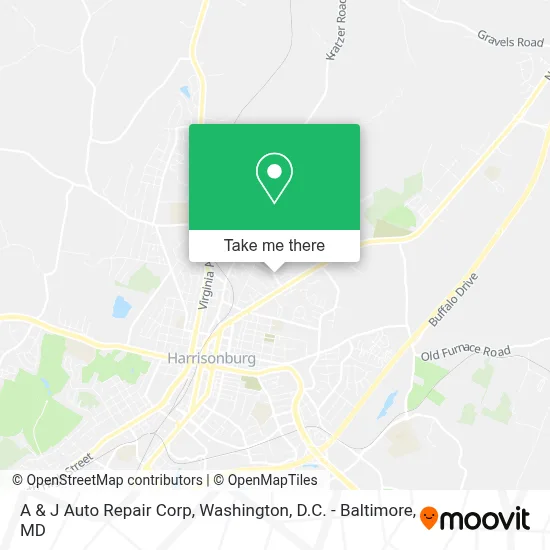 A & J Auto Repair Corp map