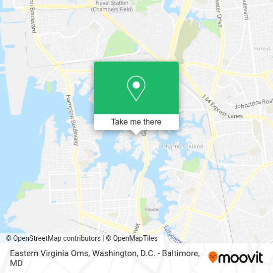 Eastern Virginia Oms map