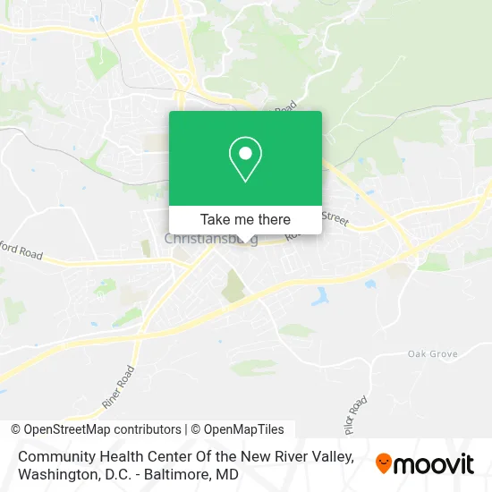 Community Health Center Of the New River Valley map