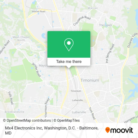 Mx4 Electronics Inc map