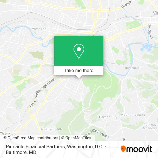Pinnacle Financial Partners map