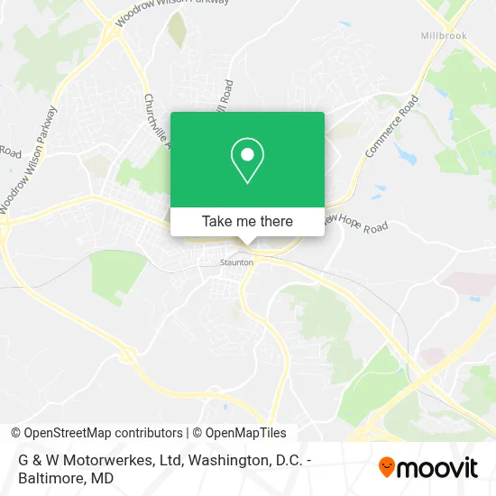 G & W Motorwerkes, Ltd map