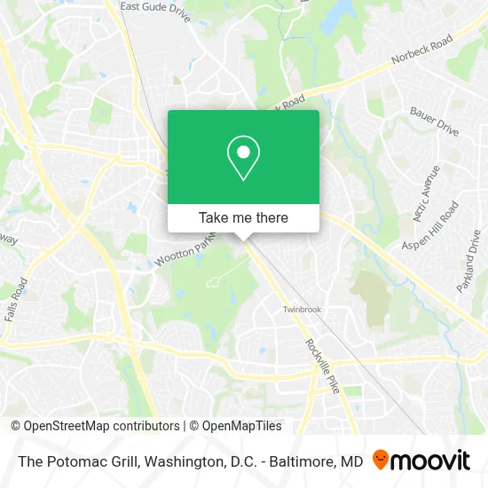 The Potomac Grill map