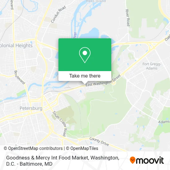 Goodness & Mercy Int Food Market map