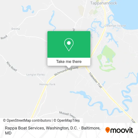 Rappa Boat Services map