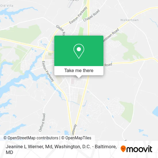 Jeanine L Werner, Md map