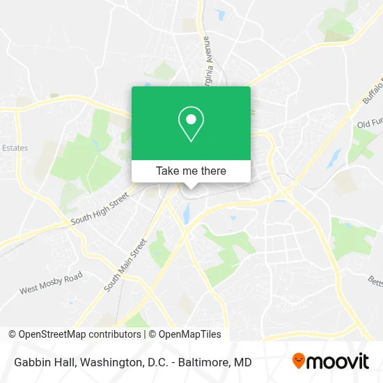 Gabbin Hall map