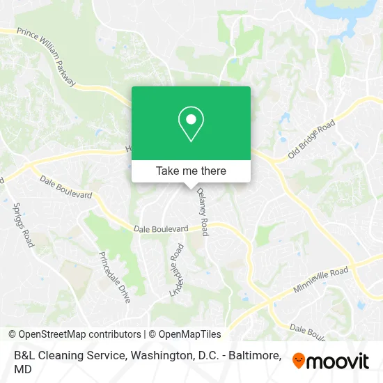 B&L Cleaning Service map