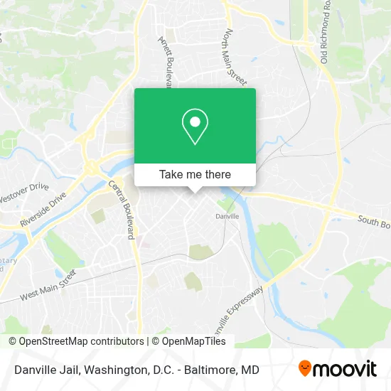 Danville Jail map