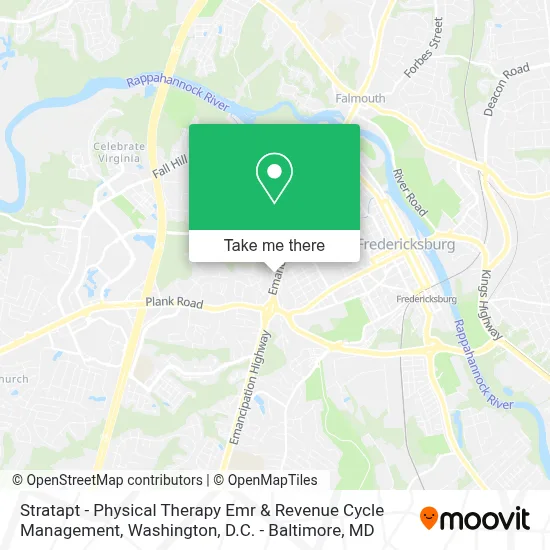 Stratapt - Physical Therapy Emr & Revenue Cycle Management map