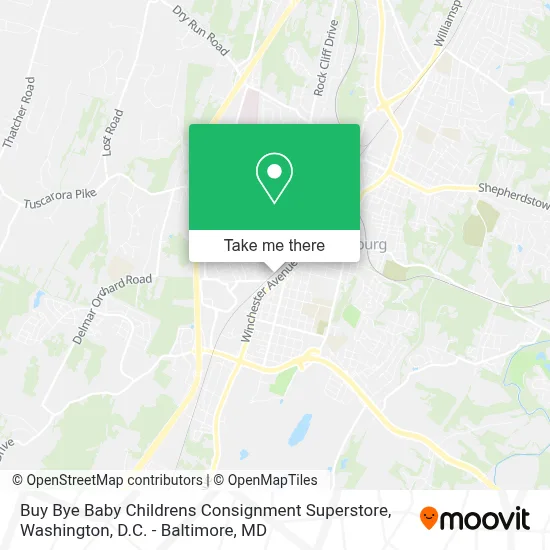 Buy Bye Baby Childrens Consignment Superstore map