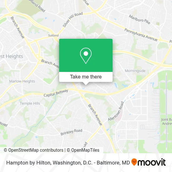 Hampton by Hilton map