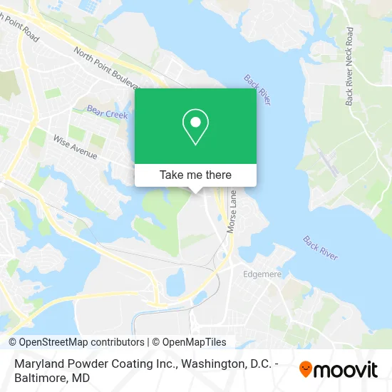Maryland Powder Coating Inc. map