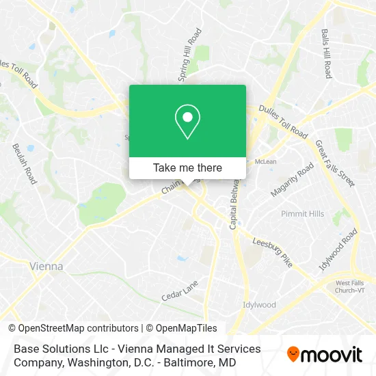 Base Solutions Llc - Vienna Managed It Services Company map
