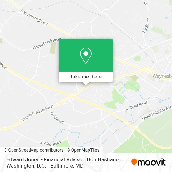 Edward Jones - Financial Advisor: Don Hashagen map