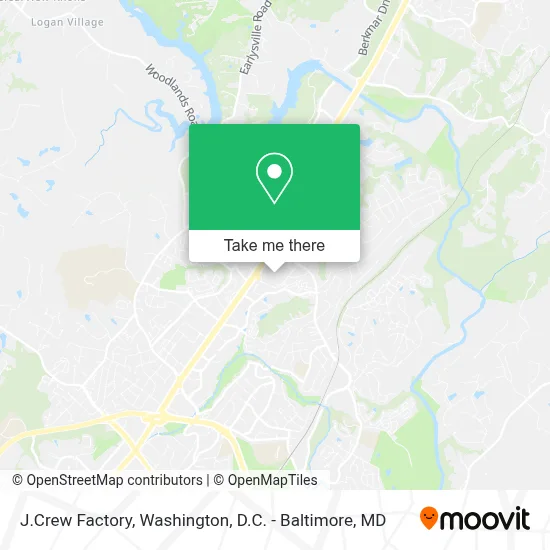J.Crew Factory map