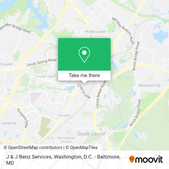 J & J Benz Services map