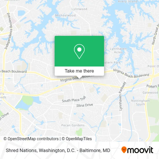 Shred Nations map
