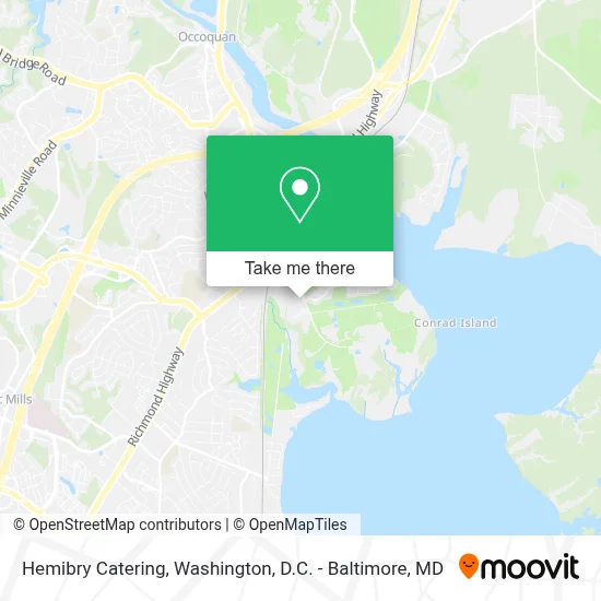 Hemibry Catering map