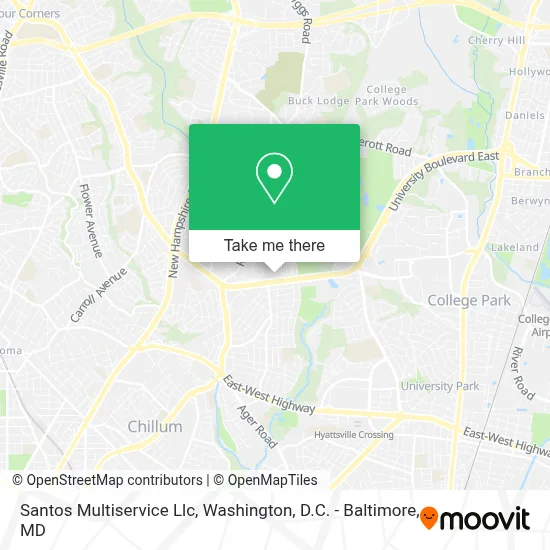 Santos Multiservice Llc map