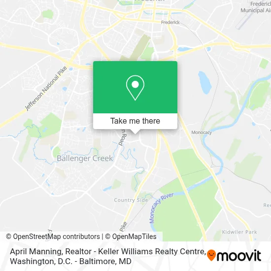 April Manning, Realtor - Keller Williams Realty Centre map