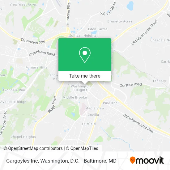 Gargoyles Inc map