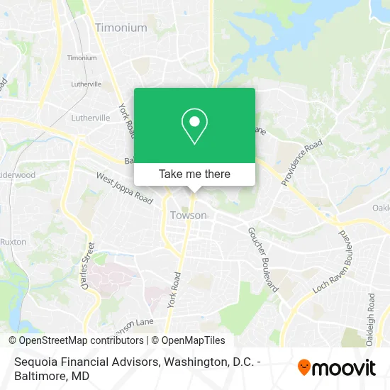 Sequoia Financial Advisors map