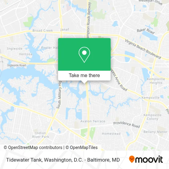 Tidewater Tank map