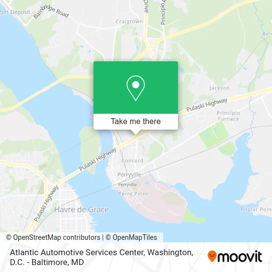 Atlantic Automotive Services Center map